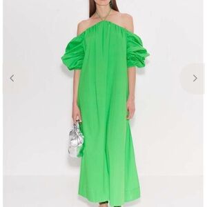 Simon Miller Oleander Poplin Dress in Gummy Green